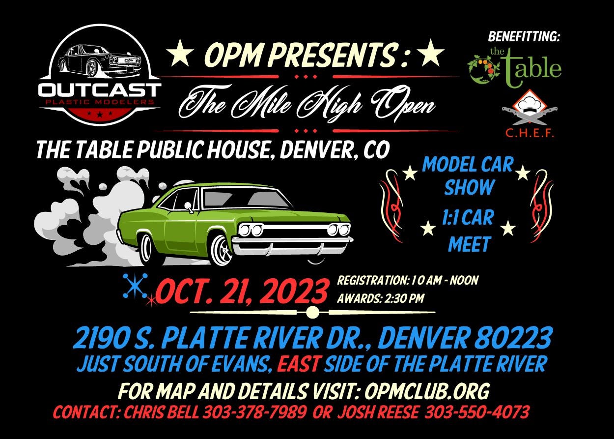 OPM Presents The Mile High Open Denver model car and truck show